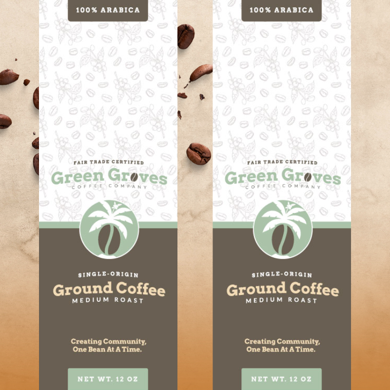 2 - 12oz Ground Coffee (Medium Roast)