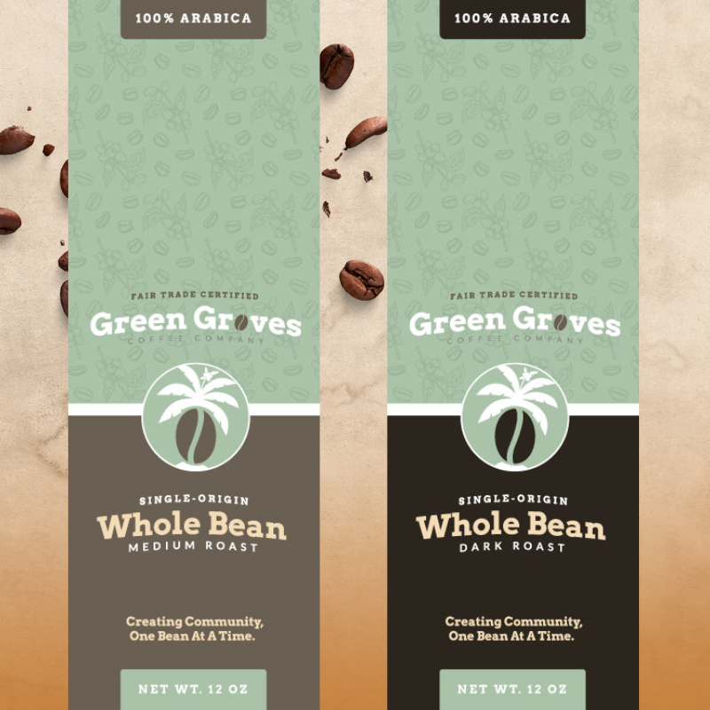 2 - 12oz Whole Bean Combo (Dark & Medium)