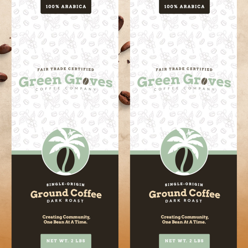 2 - 2lb Ground Coffee (Dark Roast)