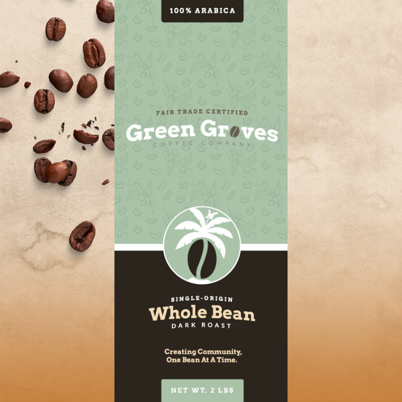 2lb Whole Bean Dark Roast Coffee