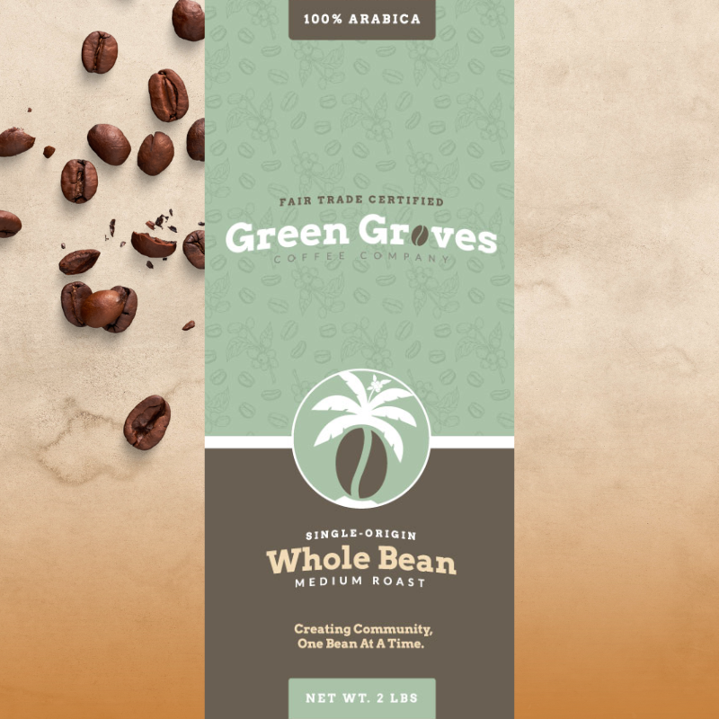 2lb Whole Bean Medium Roast Coffee