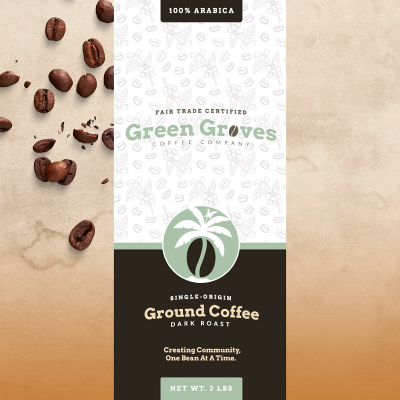 2lb Ground Dark Roast Coffee