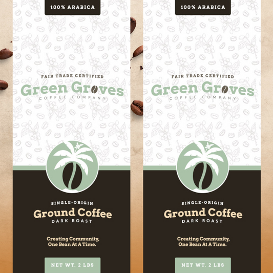 2 - 2lb Ground Coffee (Dark Roast)