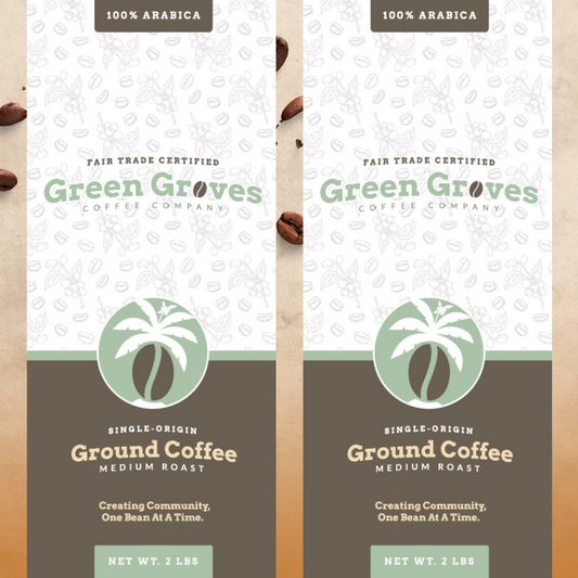 2 - 2lb Ground Coffee (Medium Roast)