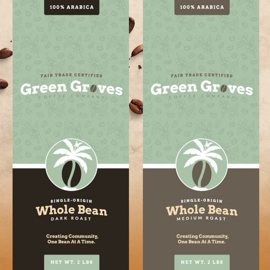 2 - 2lb Whole Bean Combo (Dark & Medium Roast)