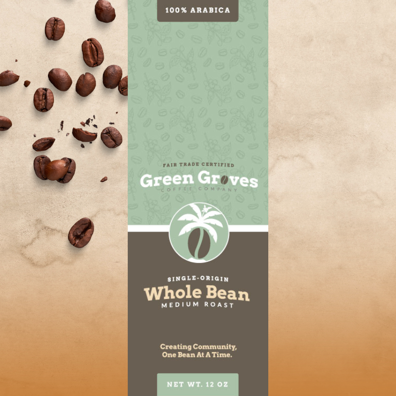 12oz Whole Bean Medium Roast Coffee